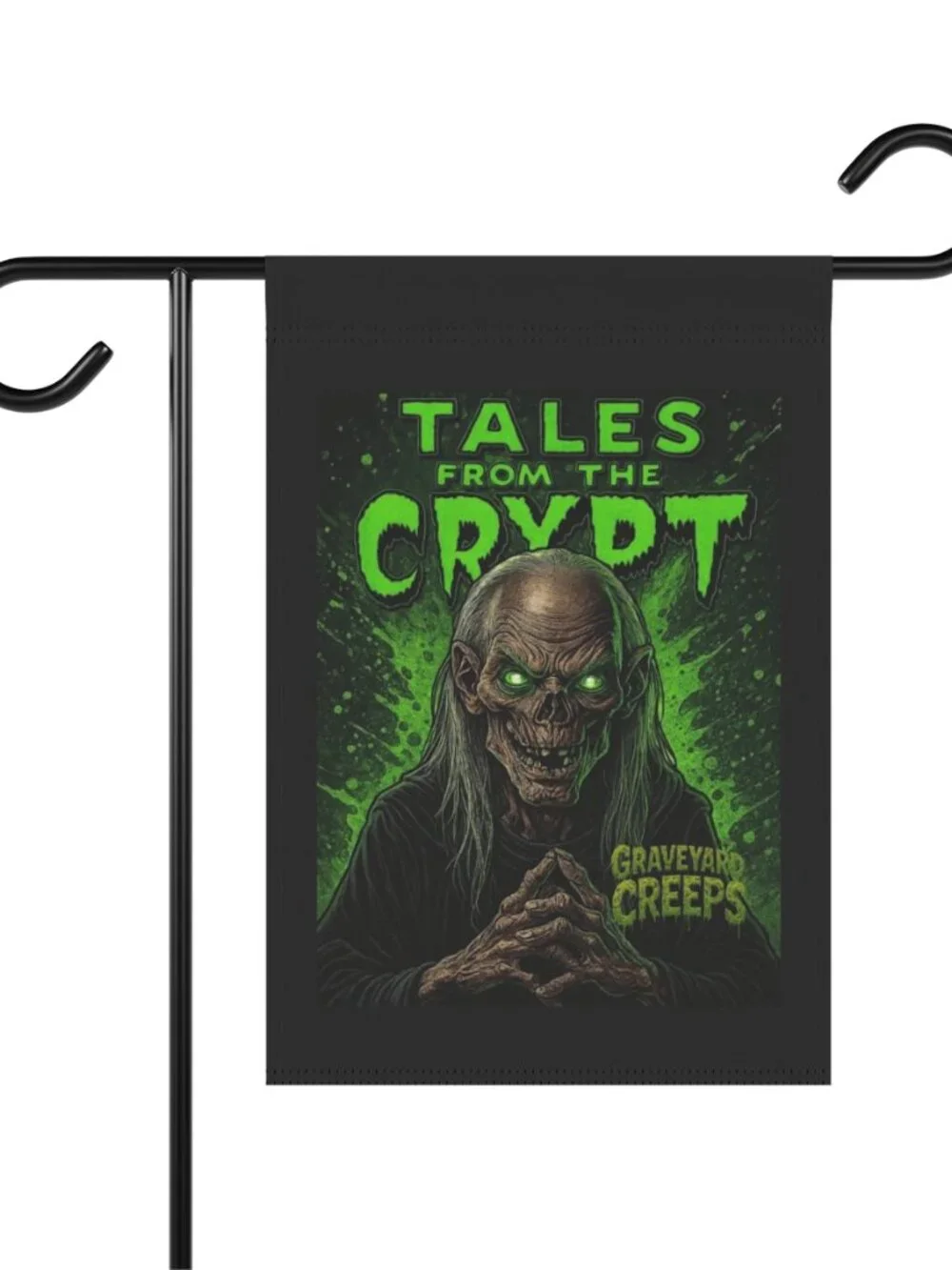 Tales from the Crypt Graveyard Creeps Garden Flag